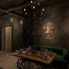 Дизайн интерьера кальянной Hookah Place | Портфолио